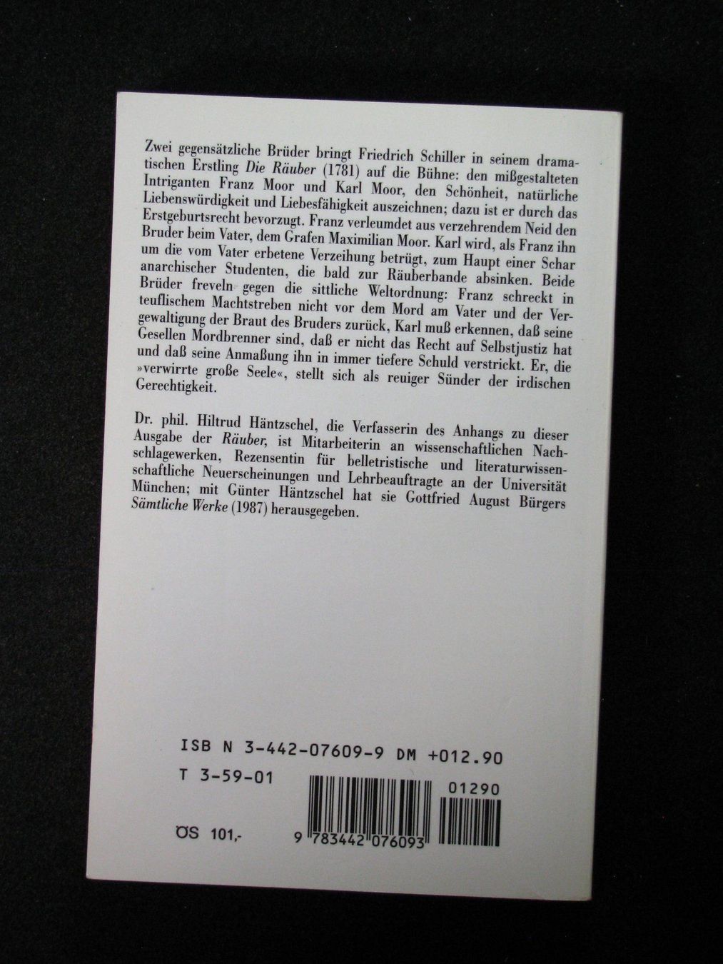 Libri: F. Schiller Die Räuber Ein Schauspiel – Usato da Reitnau venduto da Zaomir 1