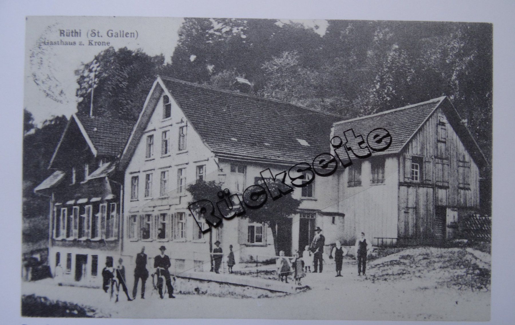 Ansichtskarten: St. Gallen 2mal Rüthi anno dazumal – Gebraucht aus Safnern von Wstussi 1