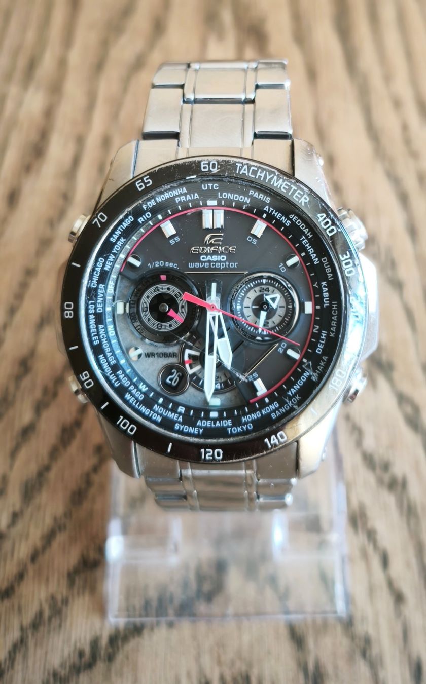 Casio Orologi: Casio Edifice EQW-M1000D Chronograph Multi Band 6 /solar – Usato da Aarau venduto da Blingo01