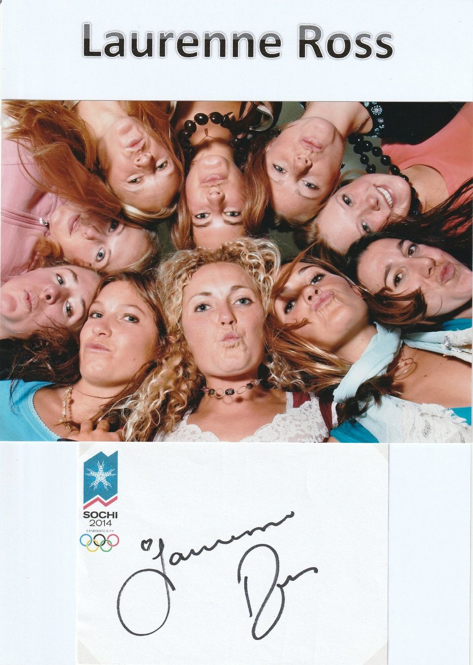 Autogramme: Laurenne Ross / Originalautogramm – Gebraucht aus Schwyz von racingautographs