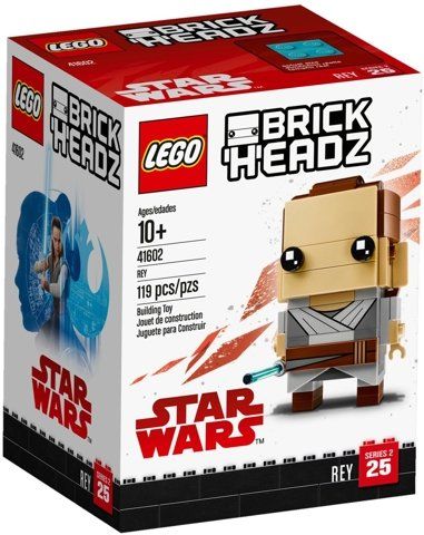 Lego Kit di costruzioni: LEGO Star Wars 41602 Rey BrickHeadz – Nuovo e nell'imballaggio originale da Basadingen venduto da NekoBricks