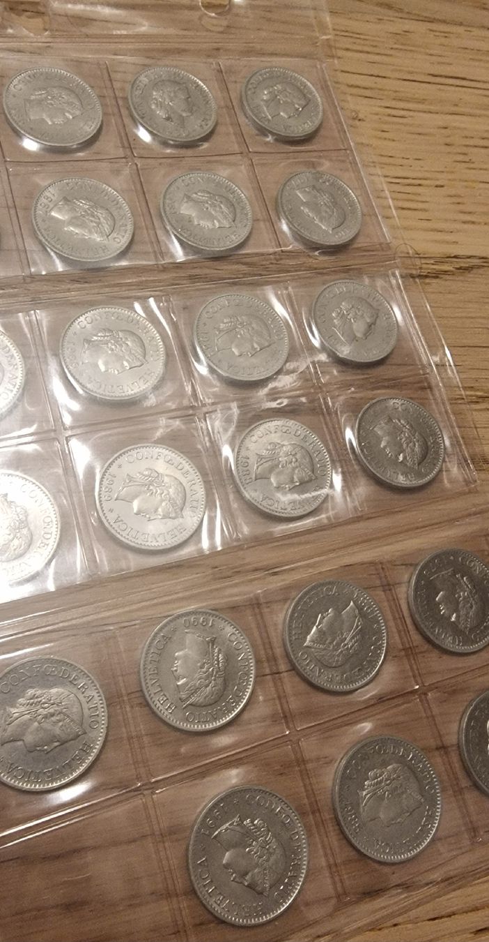 Tutti le monete: 45 Stück Sammlung Schweizer Münzen 20 Rappen – Usato da Arbon venduto da sar_l7ll 2