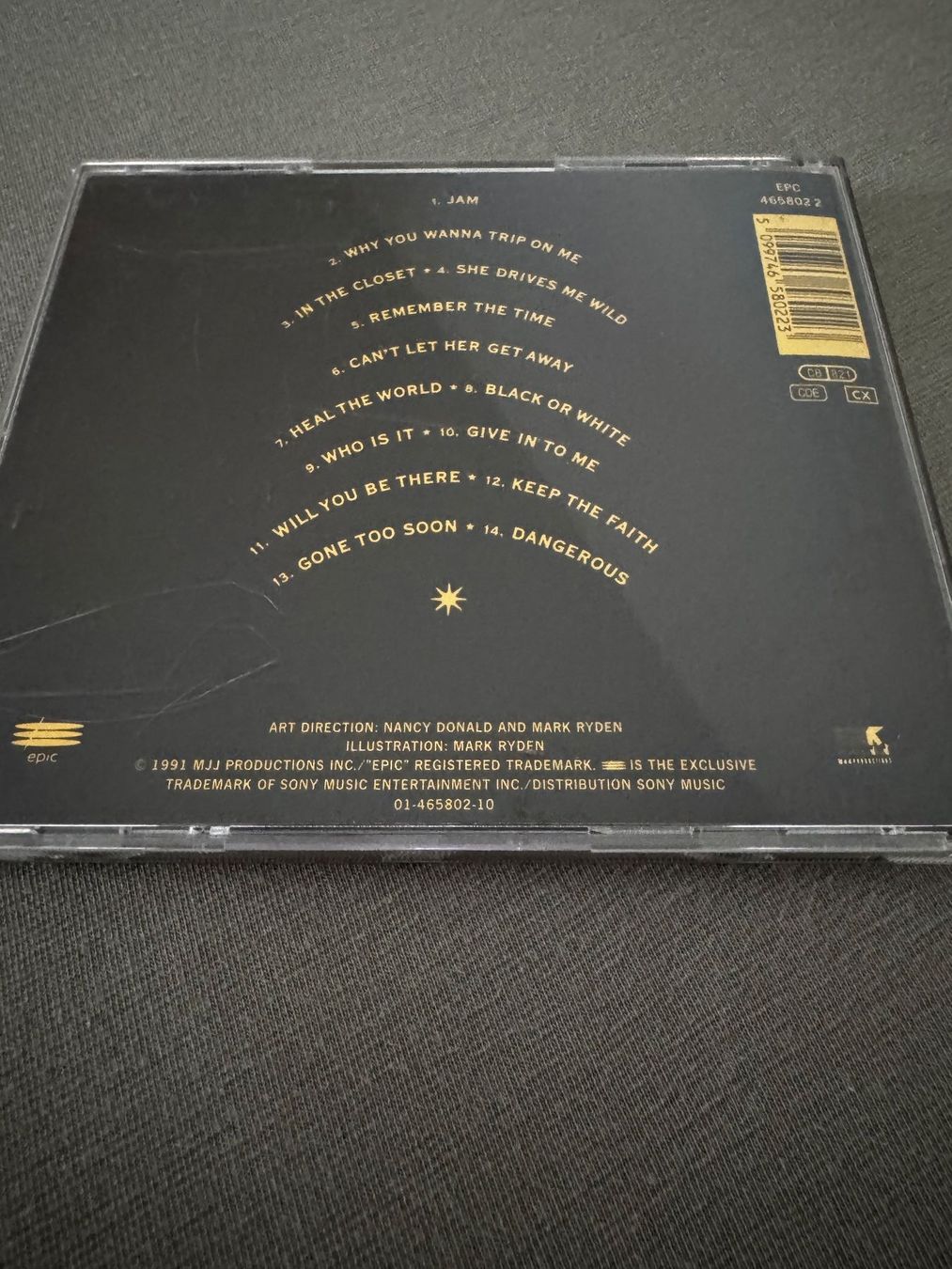 CDs: Michael Jackson - Dangerous – Gebraucht aus Bonstetten von Moeriger 1