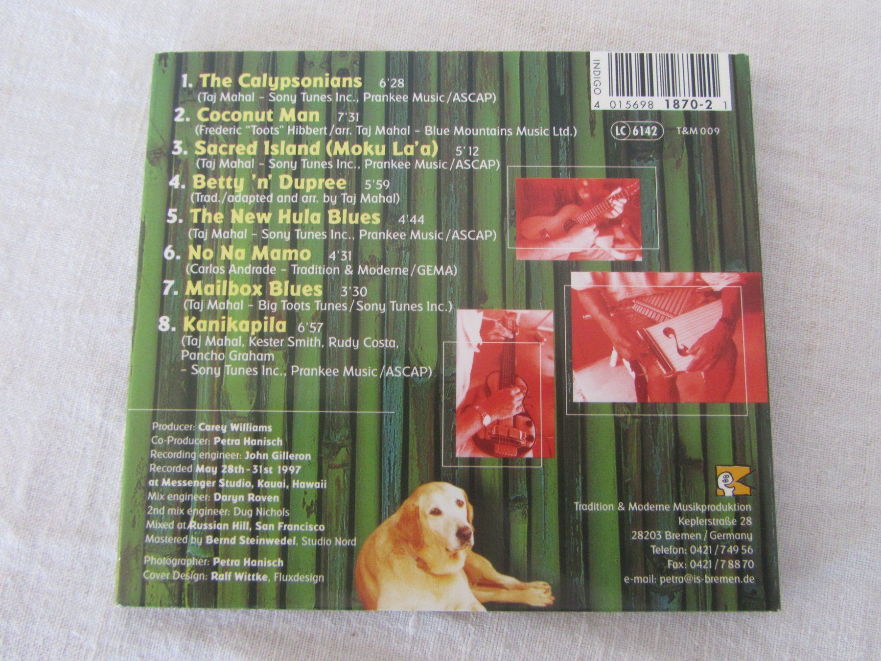 CD: TAJ MAHAL & the HULA BLUES – Usato da Seengen venduto da mikelele 2