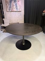 Runder Esstisch schwarz Holz Optik gebraucht guter Zustand
