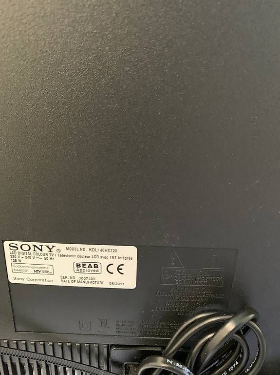 Sony Televisori: TV SONY KDL-40HX720 – Usato da Gollion venduto da nh1_l5p8 1
