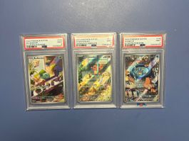Trio PSA 9 EN Charmander Bulbasaur Squirtle