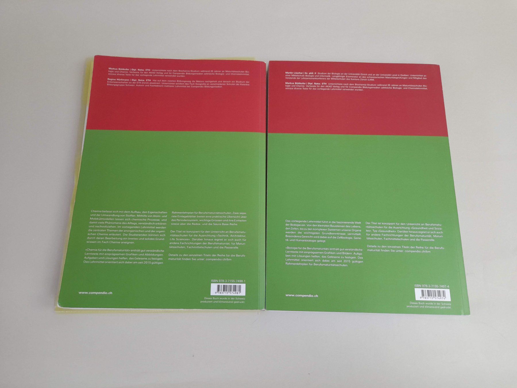 Libri: COMPENDIO Biologie und Chemie – Usato da Liebefeld venduto da Restwert_Liebefeld 1