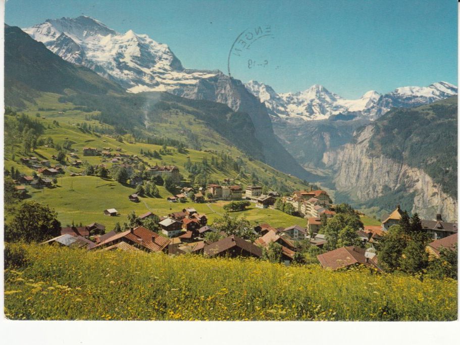 Cartoline postali: Wengen 1976 – Usato da Bürglen TG venduto da StampGraf