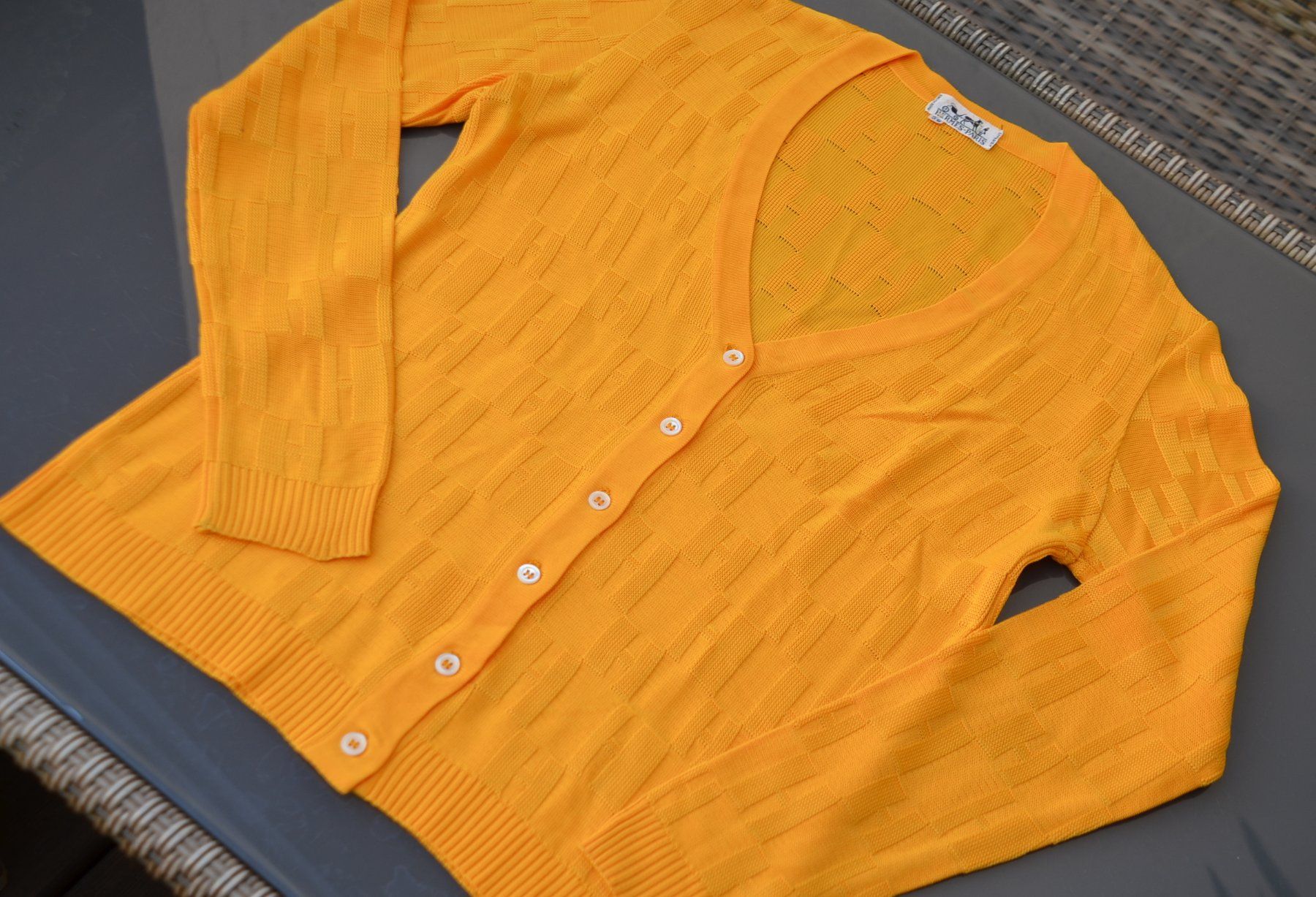 Hermès Maglioni & Felpe: Hermès Cardigan / Strickjacke .38 – Usato da Collonges venduto da Auganien 5