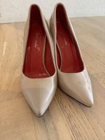 Eleganti beige High Heels, Gr. 38 - Top fuer de Fruehling!