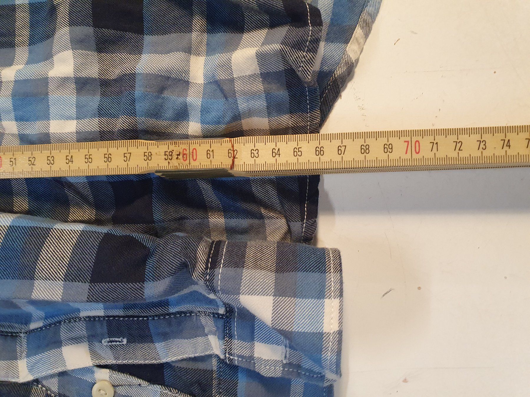 Camicie: Herrenhemd Divided blau karriert grösse XL – Usato da Zürich venduto da loosebone 6