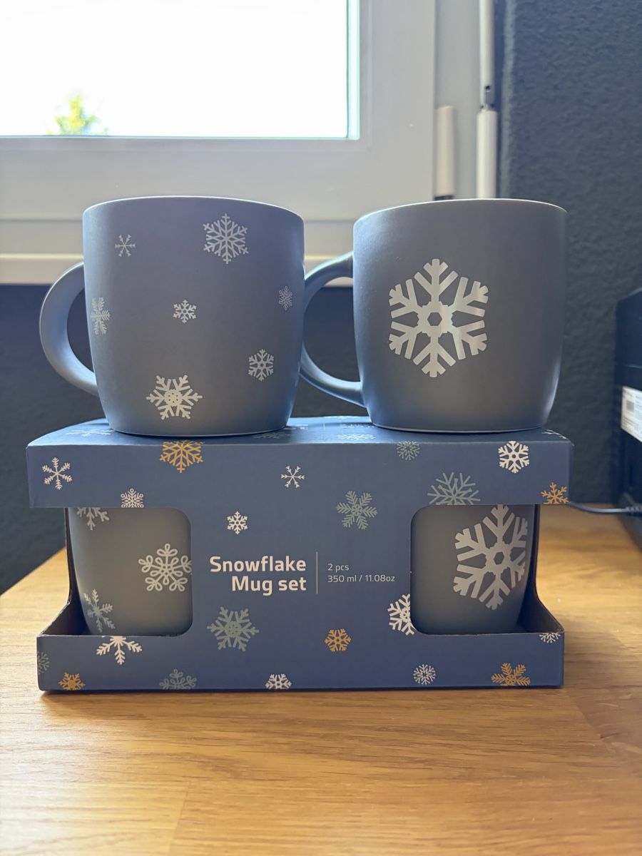 Coop Tasses: Snowflake Mug Set 4x – Neuf avec emballage d'origine à Biel/Bienne par lisalrh