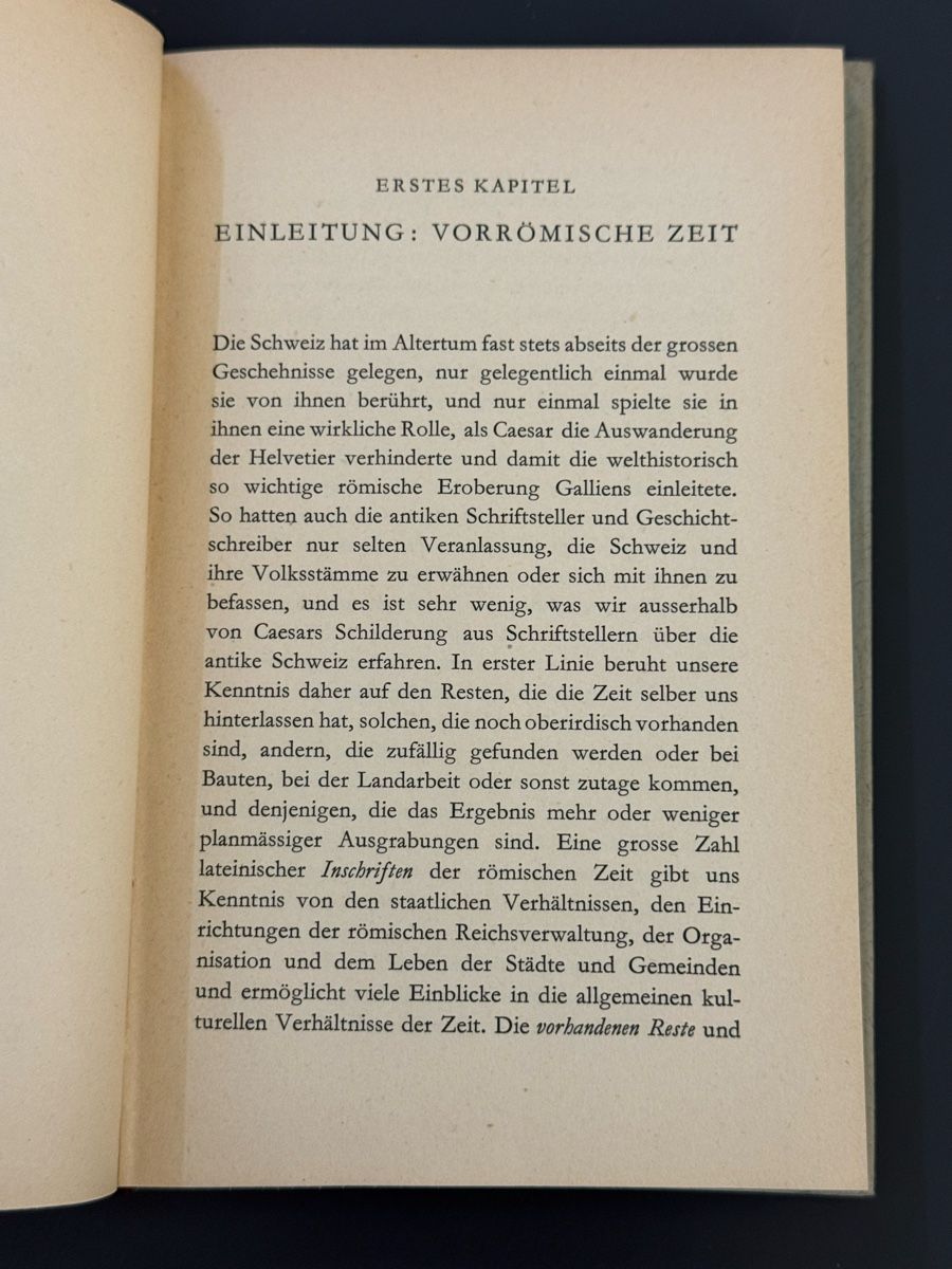 Libri: Sammlung Dalp: Die Schweiz im Altertum, Ernst Meyer – Usato da Windisch venduto da _pascal_st_ 4