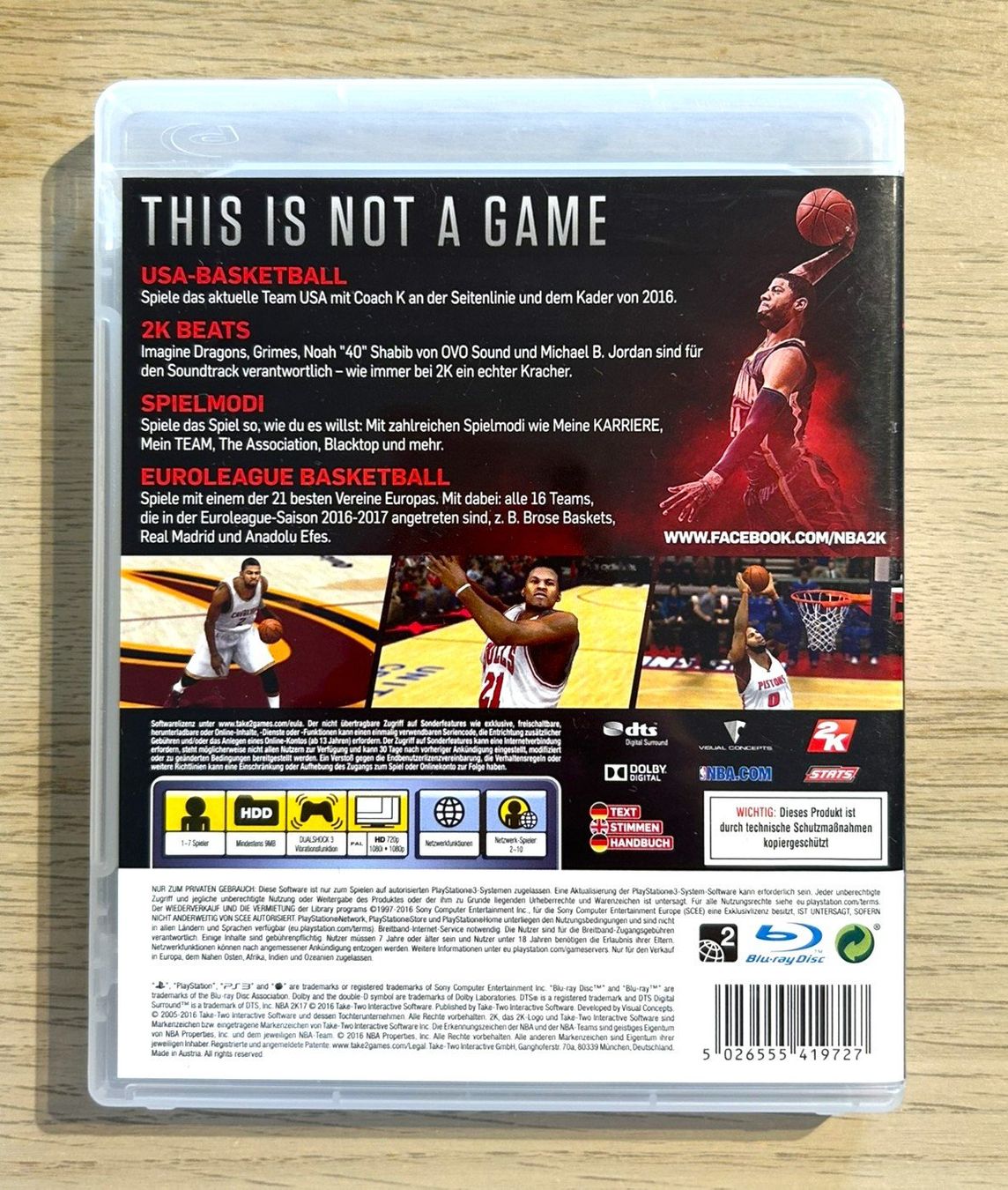 Sony Giochi: NBA 2K17 PS3 – Usato da St. Gallen venduto da Alpine.Arcade 1