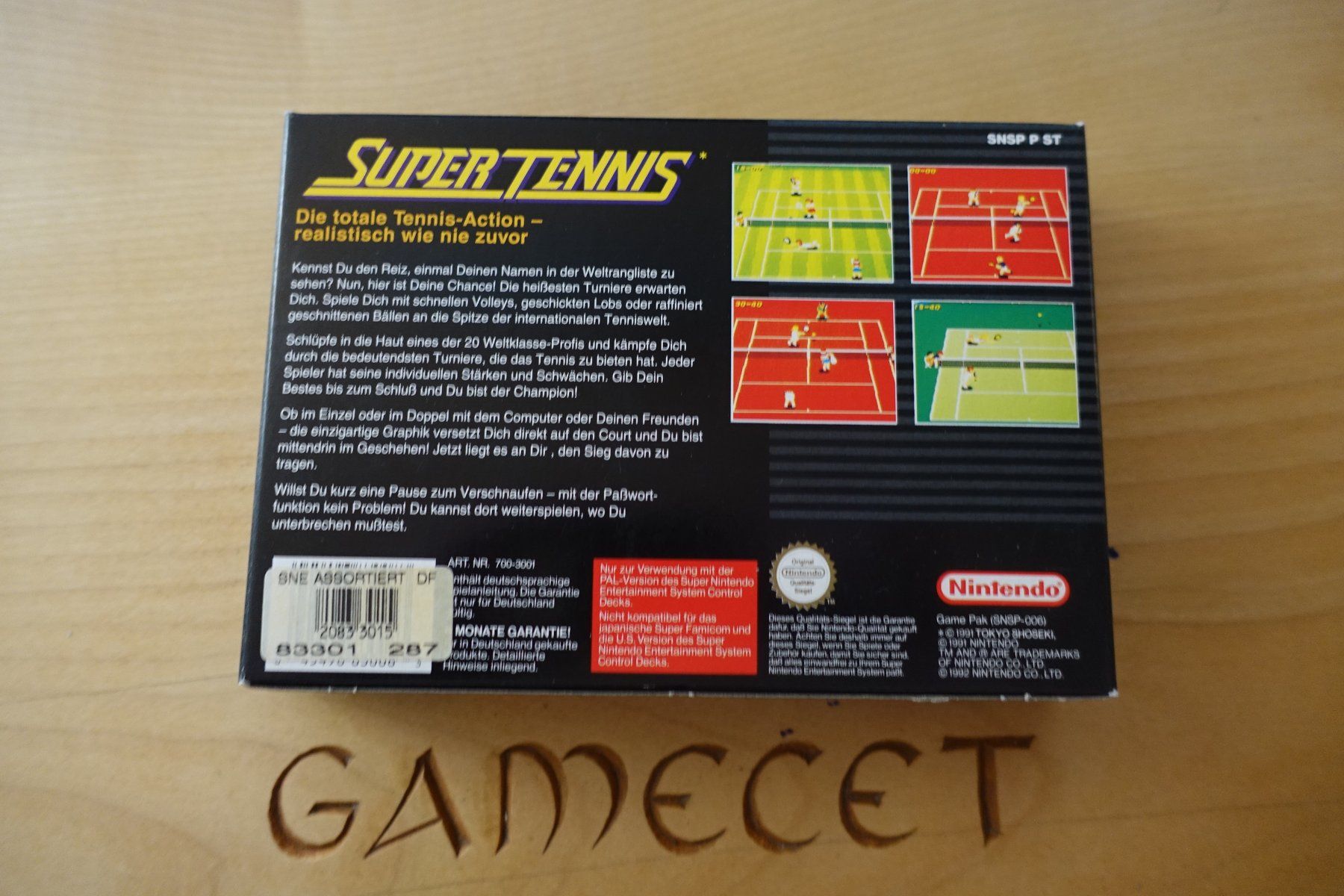 Nintendo Spiele: Super Tennis – Gebraucht aus Steinach von Gamecet 5