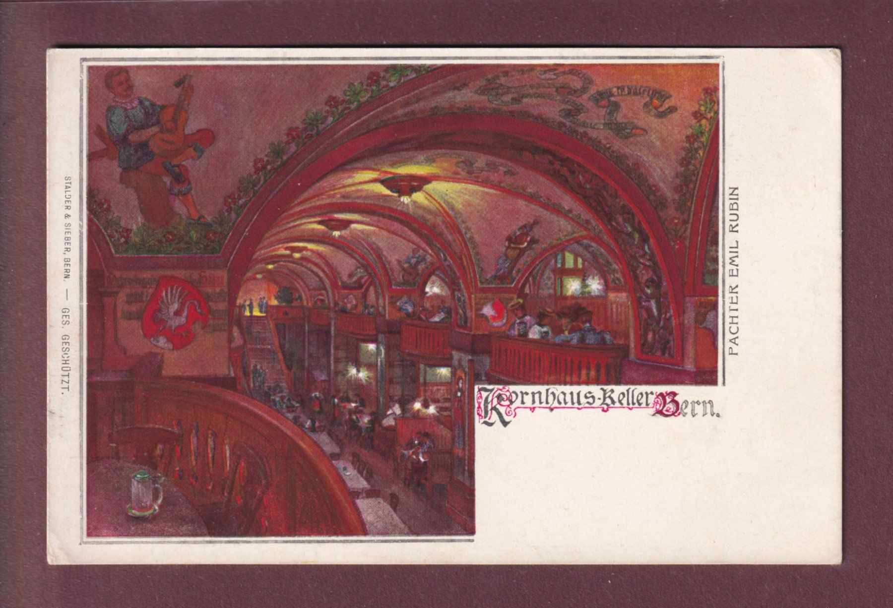 Cartoline postali: BERN - Kornhauskeller – Usato da Pully venduto da nicecards