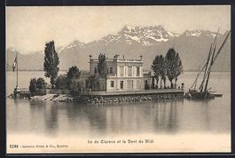Ile de Clarens, Panorama et la Dent du M