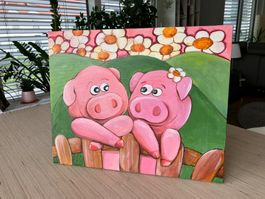 Gemälde „Happy Farm“ / Painting “Happy Farm”
