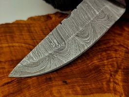 extra "verwittertes" Damast Messer Knife echter Faltenstahl