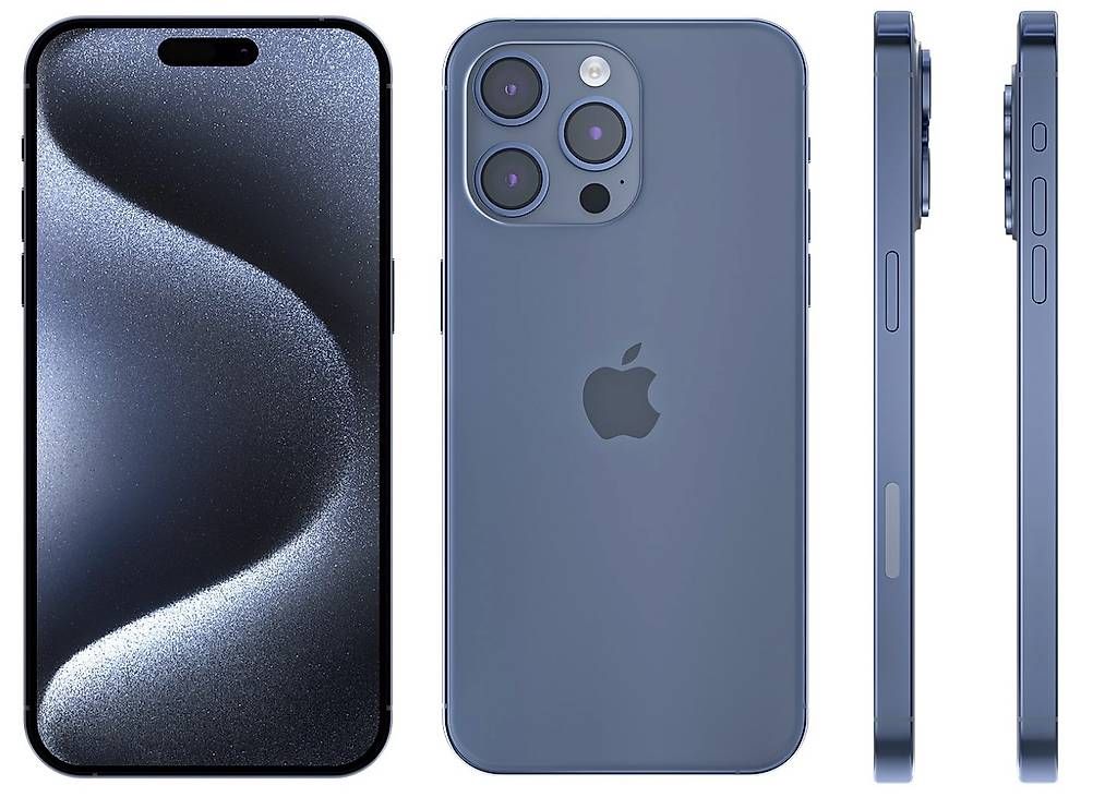 Telefoni cellulari / Smartphones: Apple iPhone 15 Pro Max 512 Go Bleu Titane + Coque TBE – Usato da Gollion venduto da MySwissApple 1