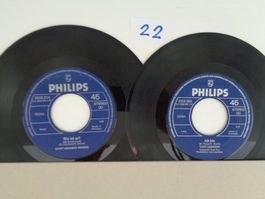 9 Vinyl Singles - 4x Vicky Leandros - 5x Paola - Vintage