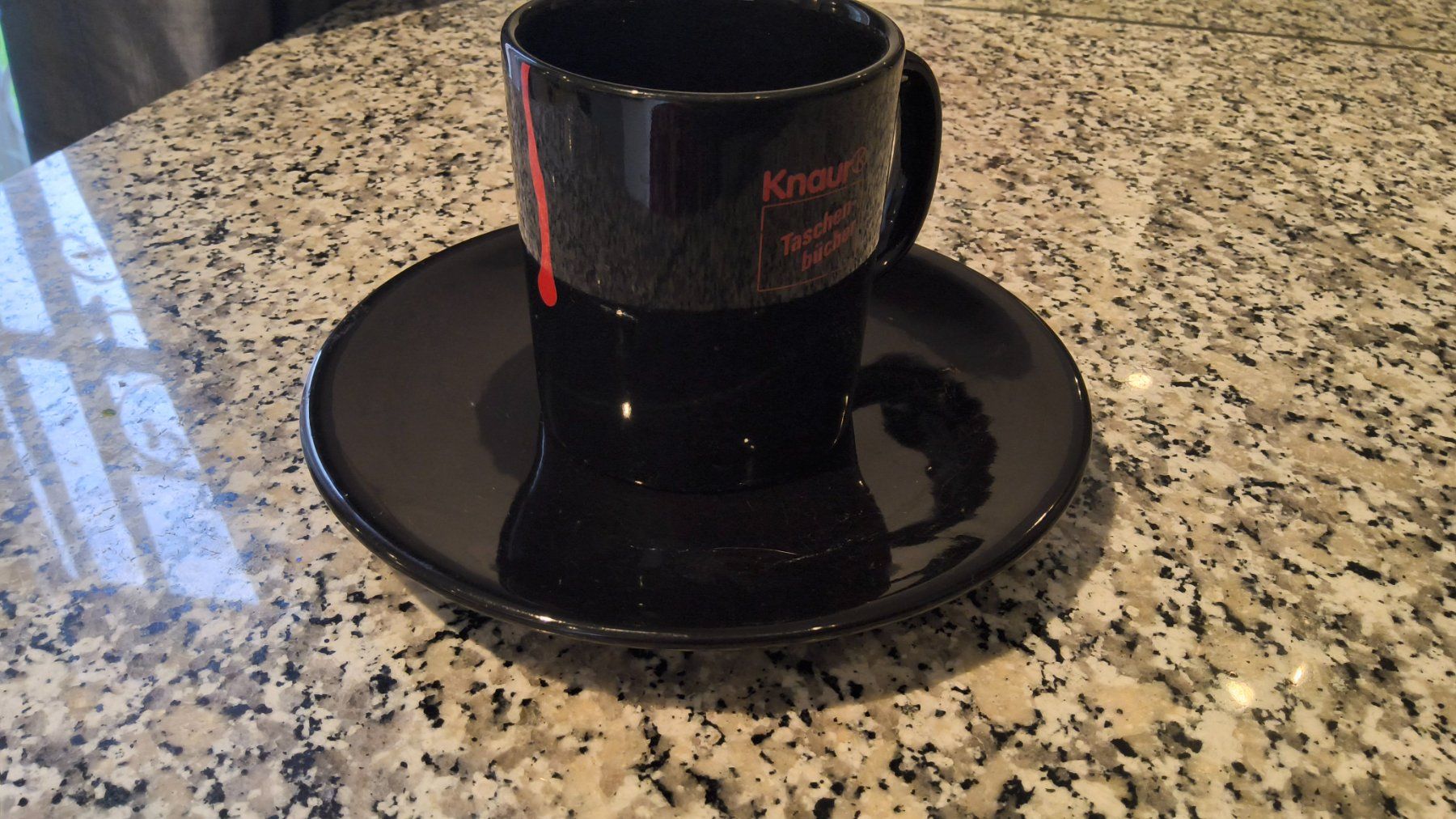 Tazze: Tasse mit Teller schwarz – Usato da Steckborn venduto da JoBox 2