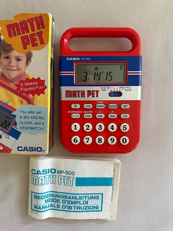 Uhren: Rare Vintage Casio Math Pet MP-500 Complete in Original Box – Gebraucht aus Boudry von len_2lpk 1