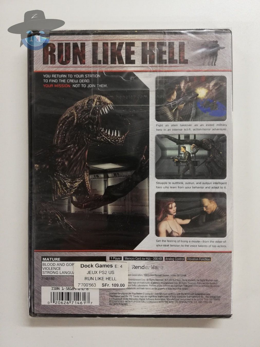 Sony Giochi: RLH Run like hell / USA / PS2 / sealed / NEU – Nuovo (secondo la descrizione) da St. Gallen venduto da zorro_dc 1