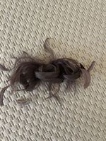 Haarschmuck mit Federn, braun 