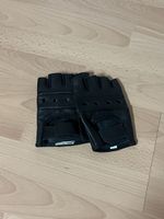 Fingerlose Lederhandschuhe Schwarz Grösse M