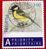 Nr.1237 mit VollStempel Frauenfeld Kohlmeise 2007  