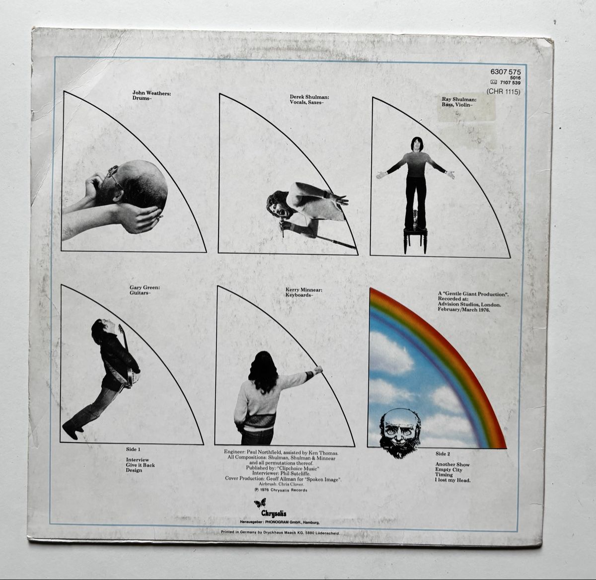 Dischi in vinile: Gentle Giant - Interview LP VG+/VG+ 1976 Prog rock – Usato da Neuchâtel venduto da Deivid2 5