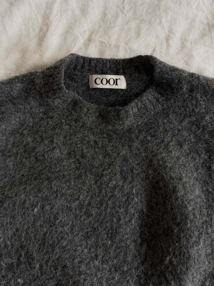 Maglioni & Felpe: Coor Gray Alpaca / Wool Blend Sweater Korean – Usato da Uster venduto da b_b96 2