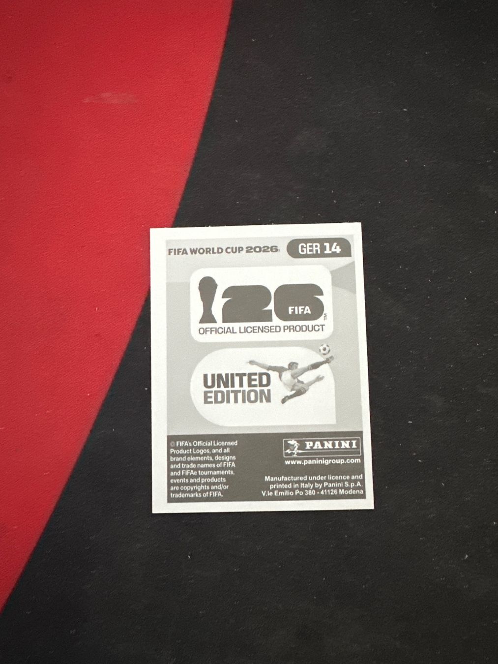 Panini Sammelbilder & Trading cards: Panini FIFA WM 2026 Sticker - GER 14 – Gebraucht aus Sulz AG von DealWerk 1