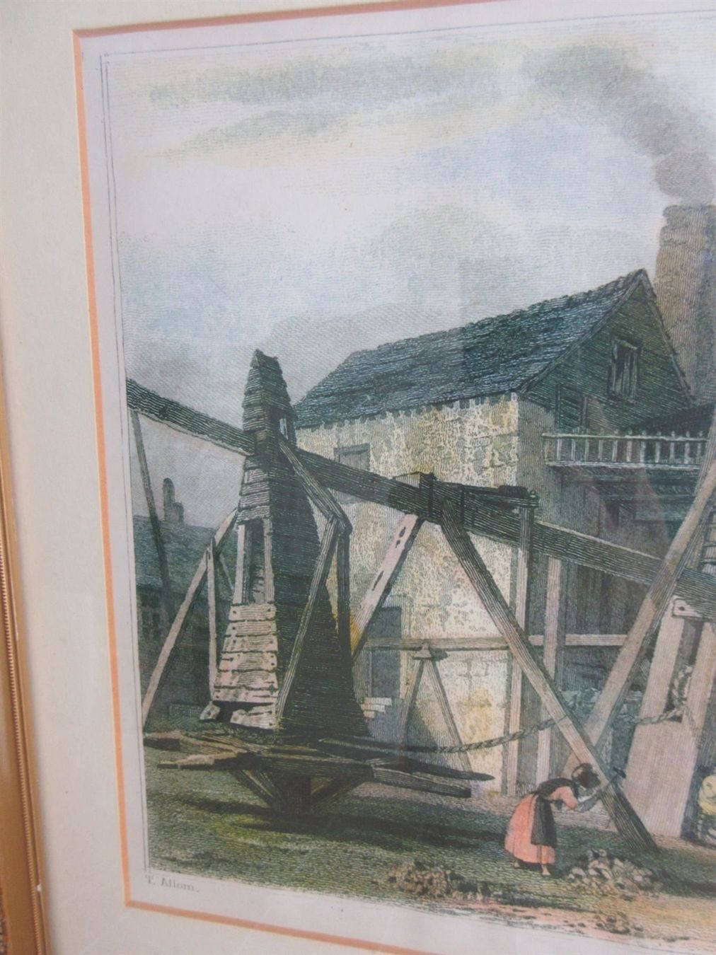 Incisioni: Dolcoath Mine Cornwall 1829 – Usato da Binningen venduto da mondoantico 1