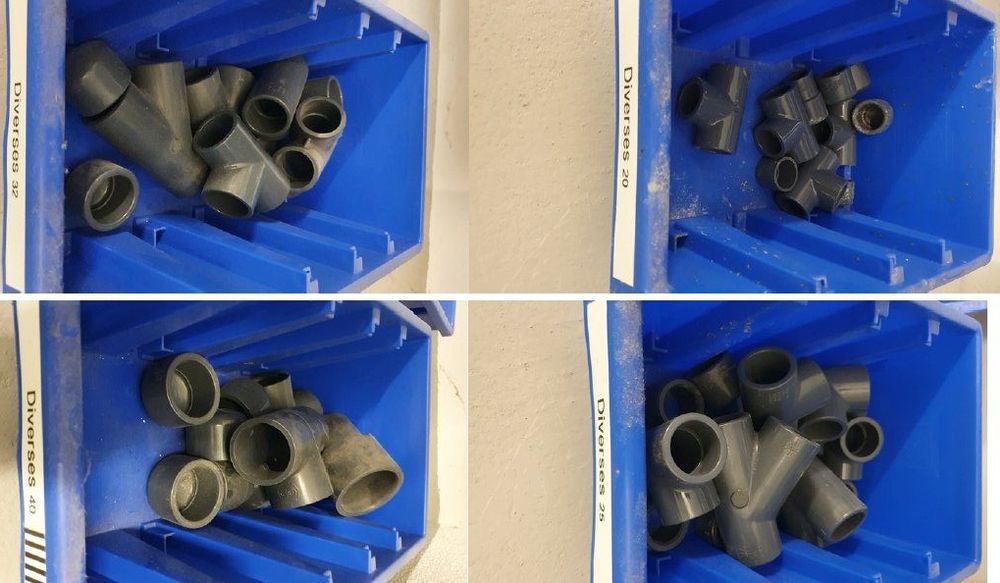 PVC Fittings Rohre Verschraubungen (Neu und originalverpackt) in ...