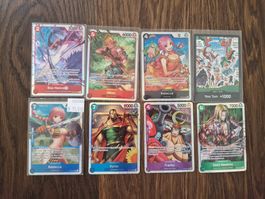 One Piece Card Game: SR Lot 8 Cards EN - Boa Hancock etc.