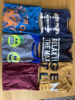 6x T-shirts ML/MC 10a/140cm gap/H&M/TAO/Okaidi