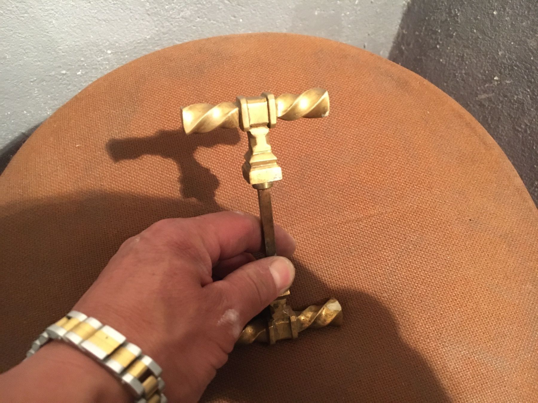 Ferramenta: Poignée ancienne en laiton – Usato da Vernier venduto da Nacarate 1