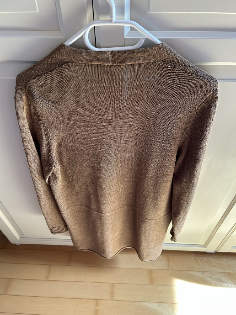 Rabe Giacche: Mit Leinen: Cardigan RABE, brown, Grösse 40 – Nuovo (secondo la descrizione) da Diessenhofen venduto da Bmaurice 2