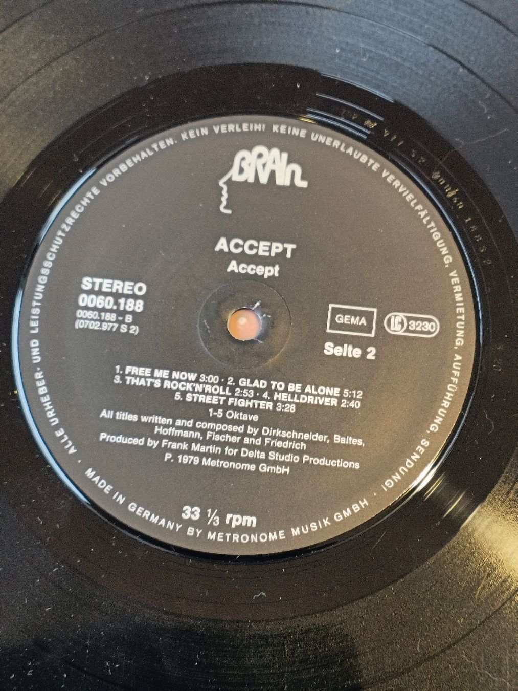 Dischi in vinile: LP / ACCEPT - Accept Ausgabe 1979 – Usato da Brugg AG venduto da Ente015 1