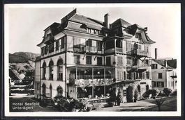 AK Unterägeri, Hotel Seefeld, 1955