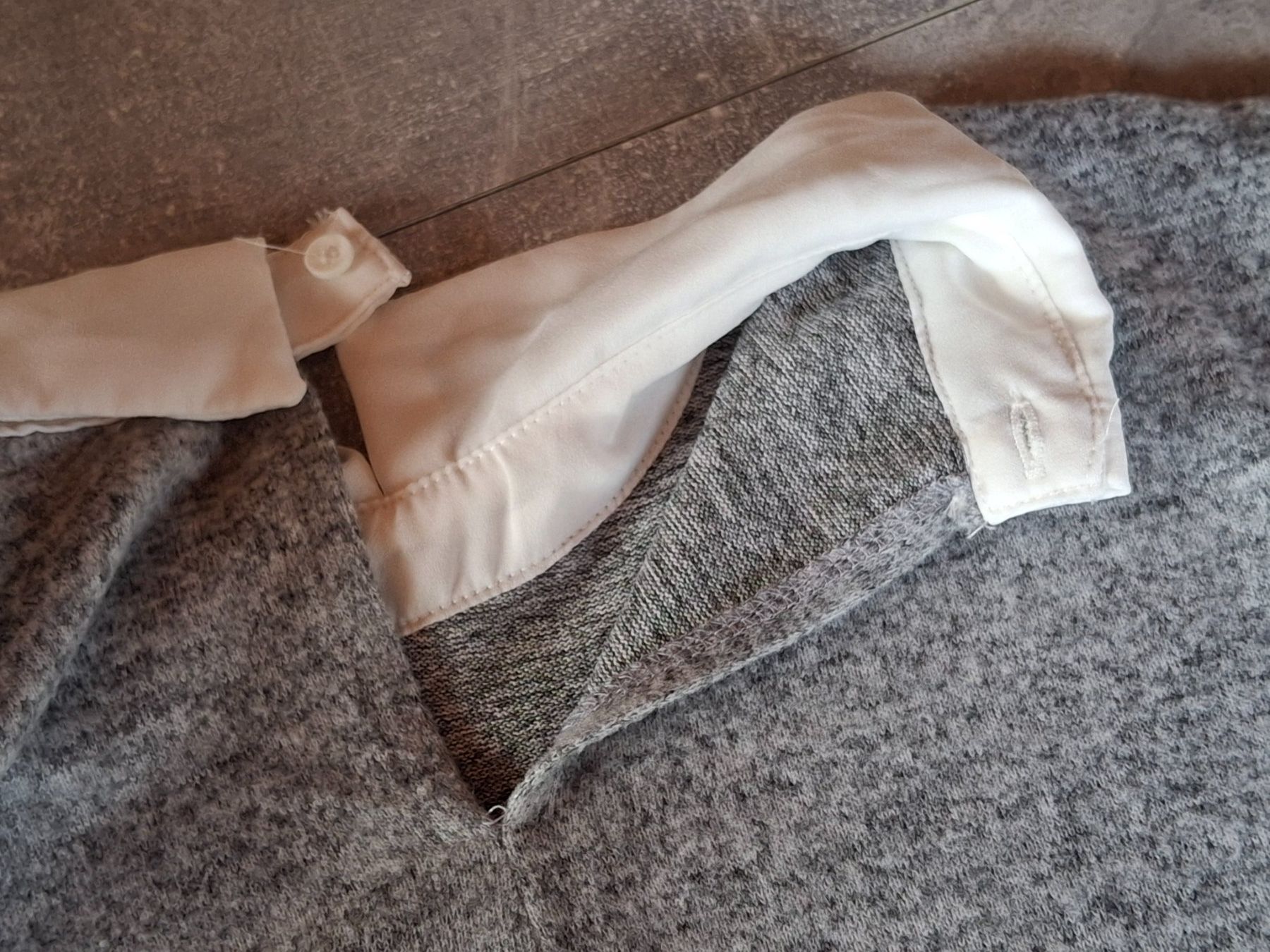 Pullover & Sweatshirts: Pull gris taille M marque Chicorée – Gebraucht aus Villiers von san_jn5w 3