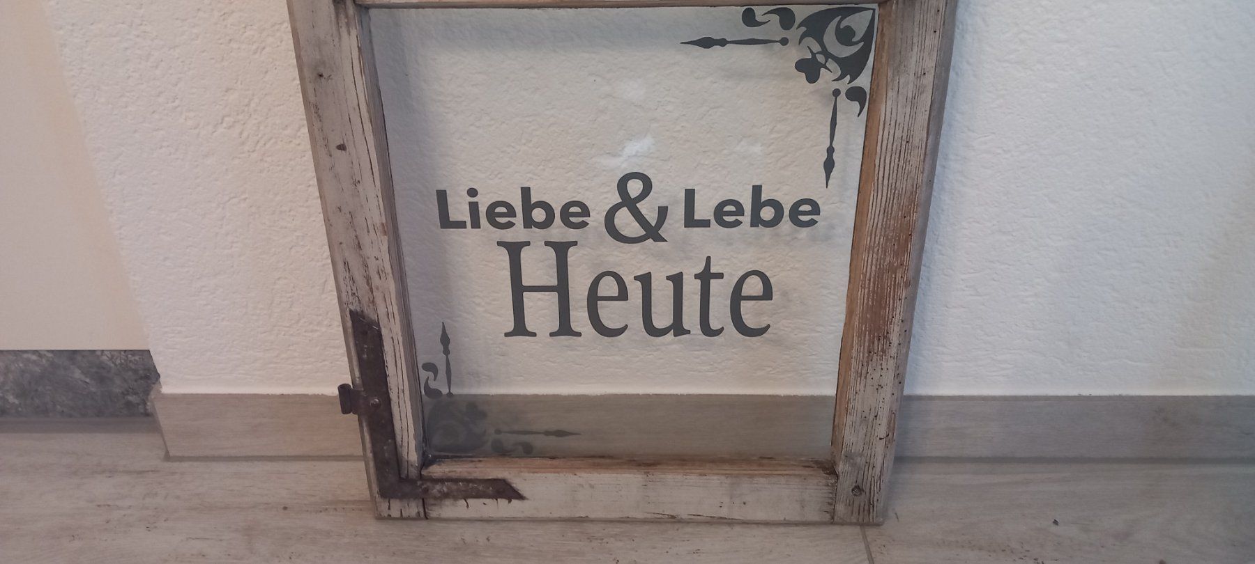 Tutte le decorazioni: Altes Fenster mit Spruch, tolles Deko Objekt – Usato da Buttwil venduto da K_und_K 4