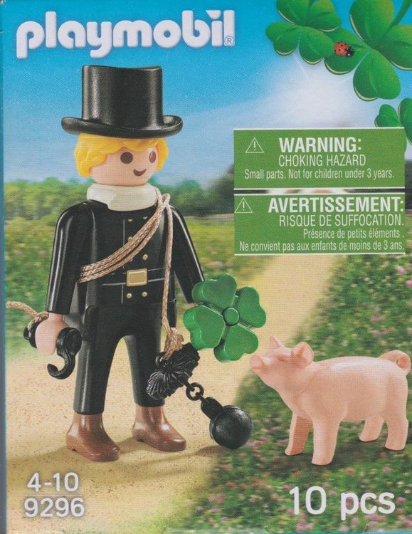 Cartolina D'epoca Augurale Portafortuna Quadrifoglio Ferro Di Cavallo Maiale - Foto 10