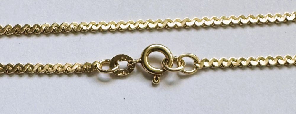 Halskette "Serpentiner Muster" 18Karat Gelbgold 2