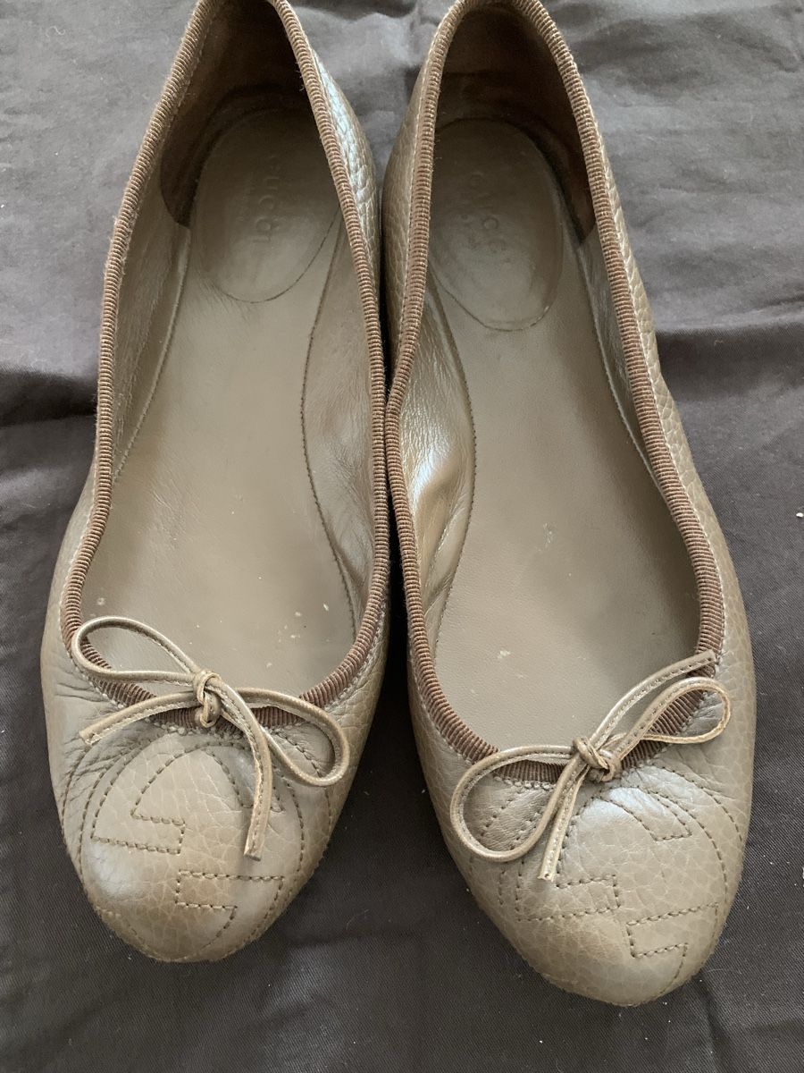Scarpe da donna: Gucci leder ballerinas – Usato da Zürich venduto da Nikuska32