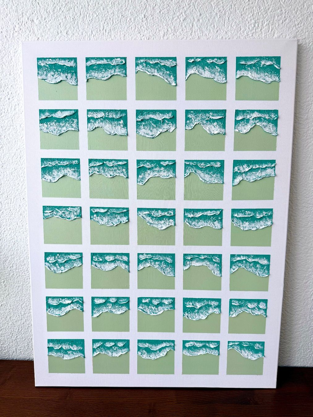 Posters & Illustrations: Textured art - waves variations. – Neuf avec emballage d'origine à Zürich par kab_9byv