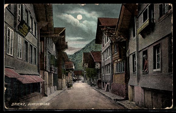 Ansichtskarten: AK Brienz, Dorfstrasse – Gebraucht aus Berlin von bartko-reher